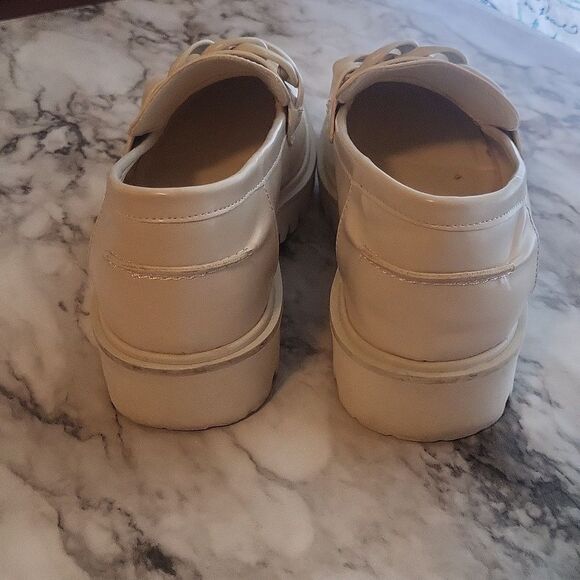 La Strada Loafer Street Beige Vegan Leather Women Moccasins Size EUR 38 ( US 8 ) - Picture 10 of 16